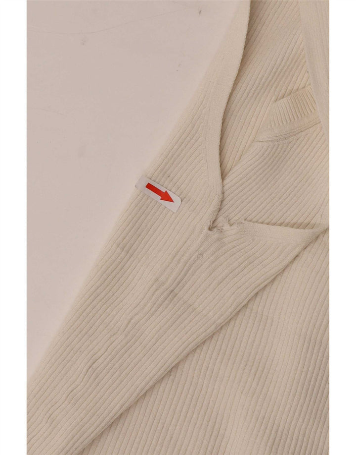 Damski podkoszulek Marks & Spencer Crop Vest UK 12 Średniobiała wiskoza