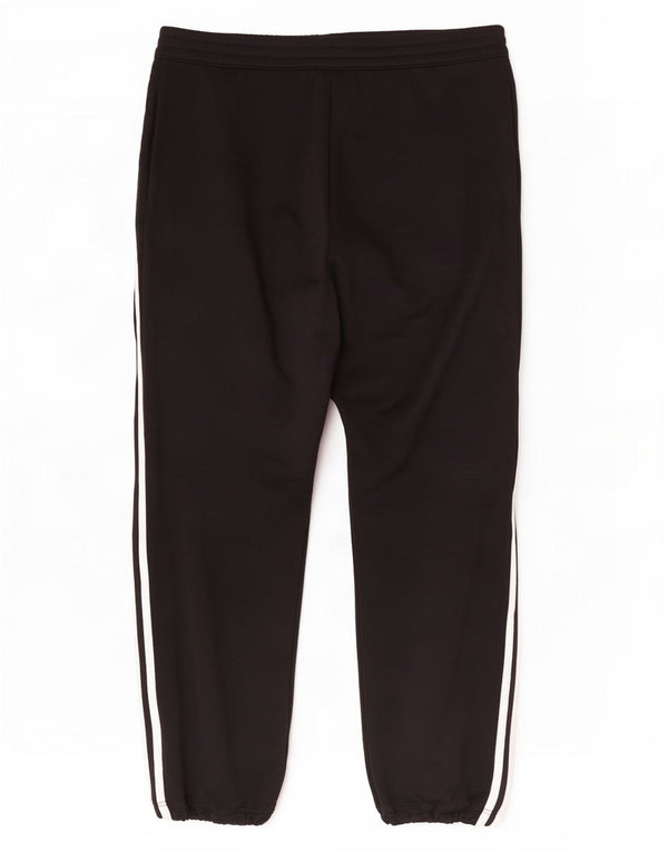 Damskie spodnie dresowe Adidas Joggers UK 14, duże, czarne, poliestrowe