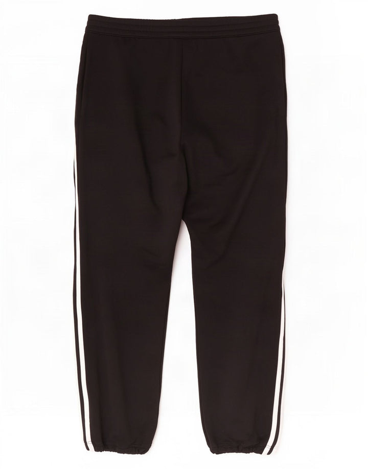 Damskie spodnie dresowe Adidas Joggers UK 14, duże, czarne, poliestrowe