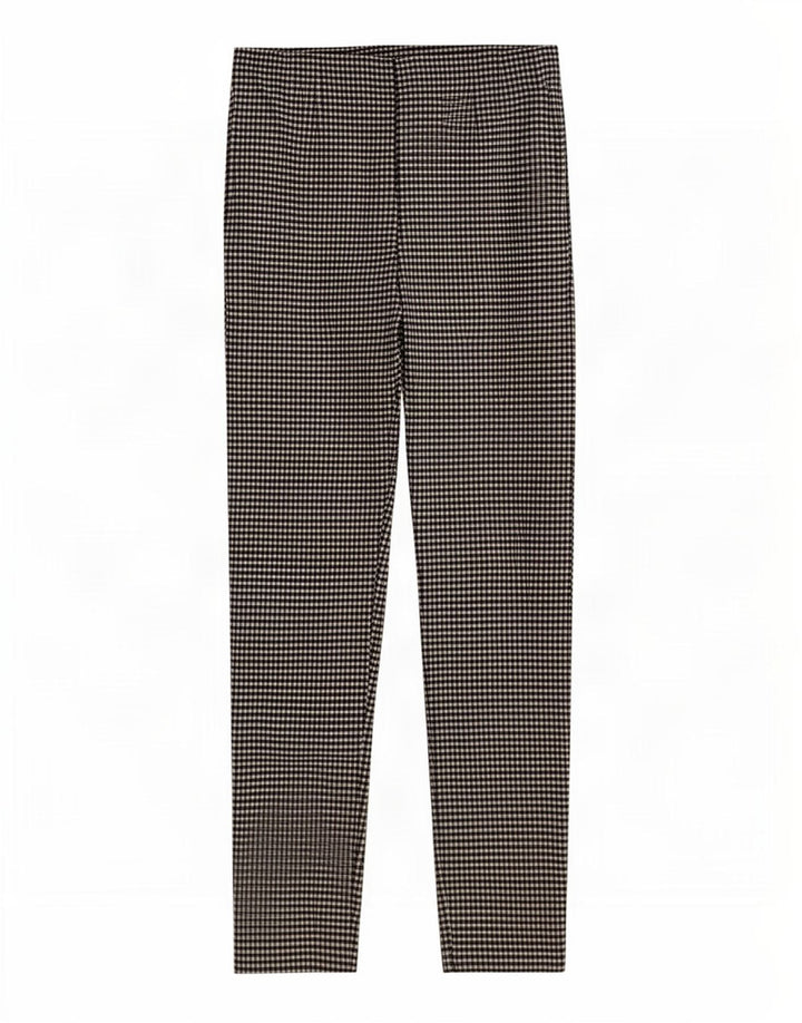 Legginsy damskie Zara UK 12, średnia czarna kratka