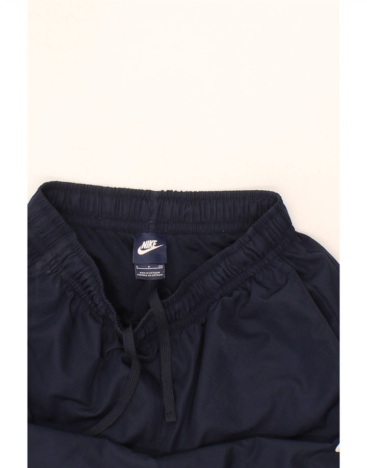 NIKE Mens Sport Shorts Small  Navy Blue Polyester Vintage Nike and Second-Hand Nike from Messina Hembry 
