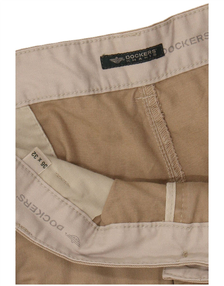 Męskie spodnie typu chino DOCKERS khaki W36 L32 beżowe