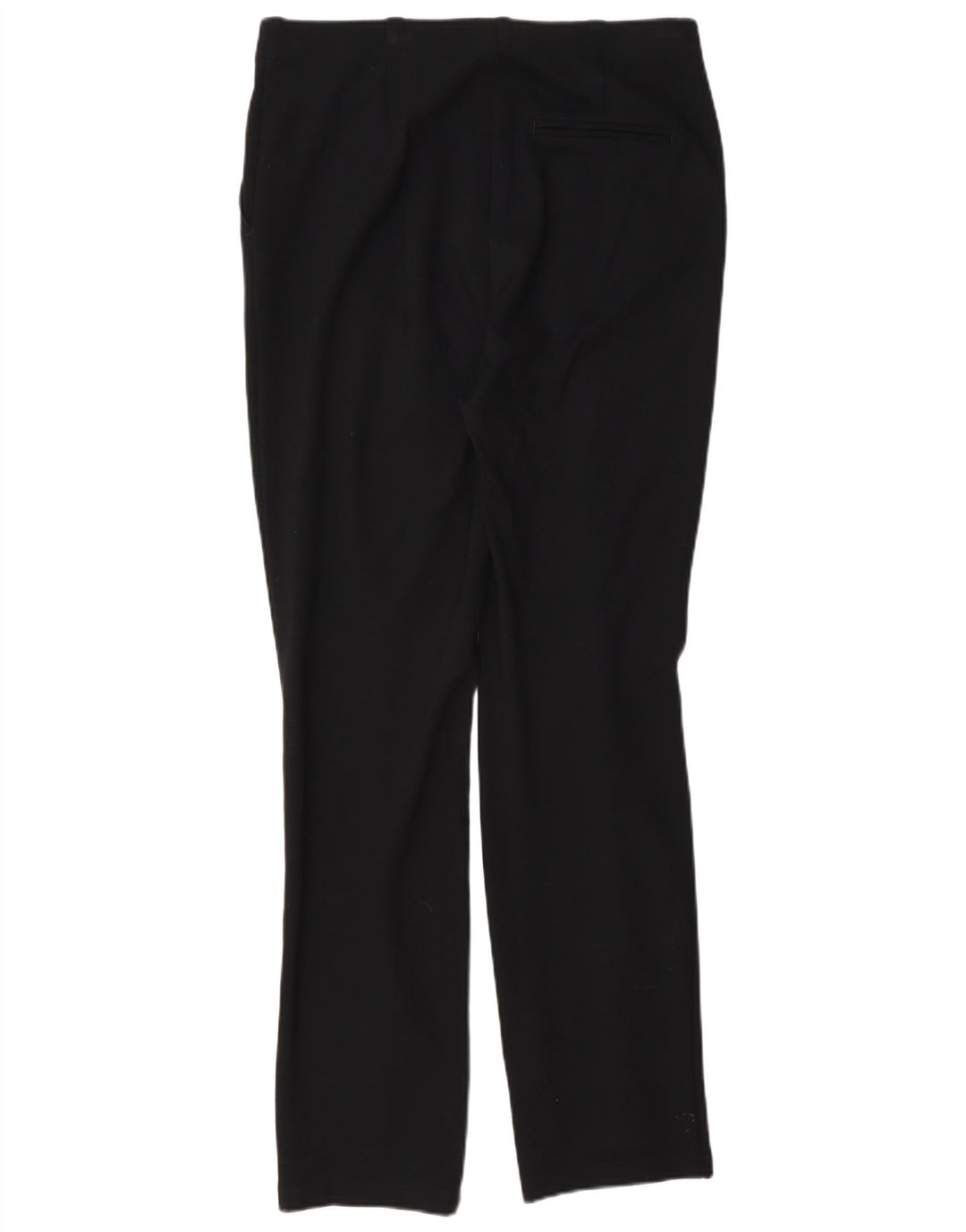 Marks & Spencer Womens Straight Suit Trousers UK 12 Medium W32 L30 Black