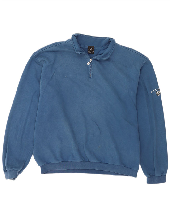Męska bluza z zamkiem błyskawicznym Nike XL, niebieska, bawełniana