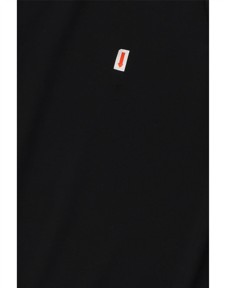 Damski dres NIKE Dri Fit z zamkiem błyskawicznym na szyi, UK 10, mały czarny