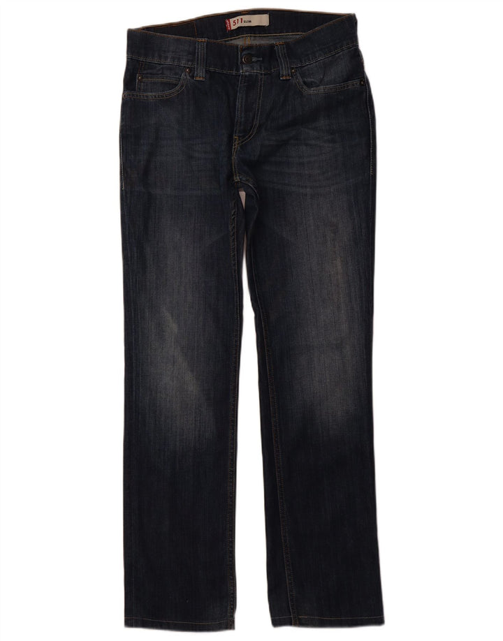 Damskie jeansy LEVI'S W33 L31 Granatowe, bawełniane