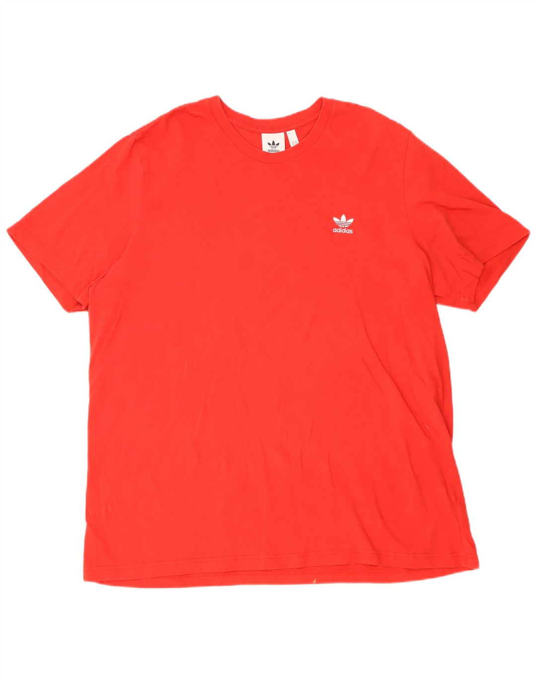 Adidas Męska Koszulka Top 2XL Czerwona Bawełna