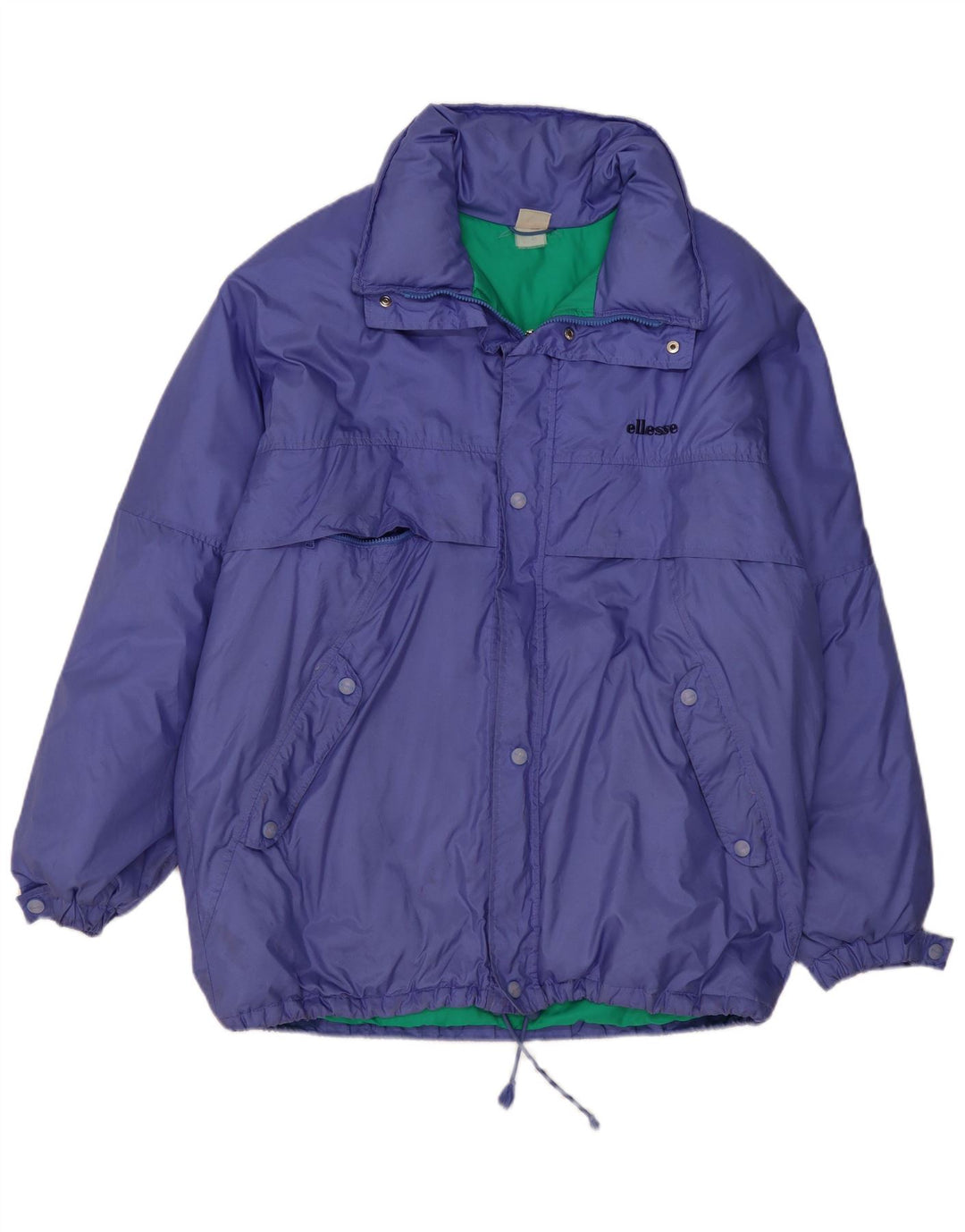 Męska ocieplana kurtka Ellesse UK 44 2XL Fioletowy nylon