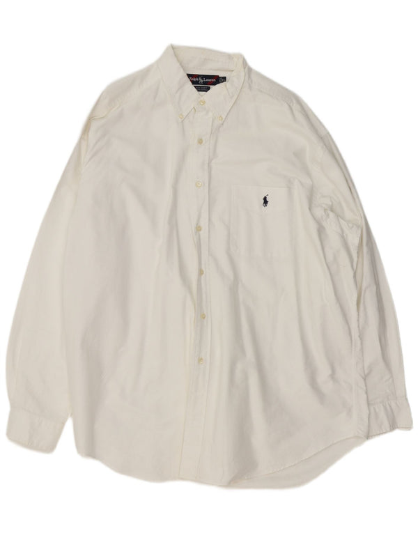 Koszula męska Ralph Lauren Big & Tall XL, biała, bawełniana