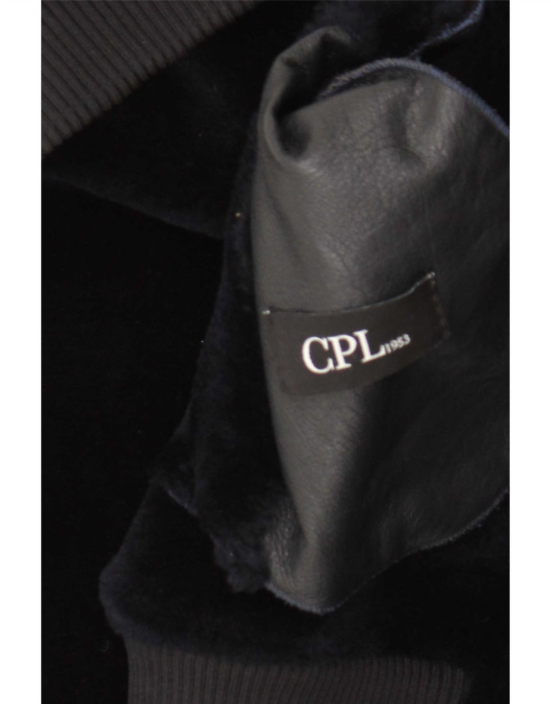 CPL1953 Damska kurtka Bomber Shearling UK 20 2XL Granatowa kurtka Shearling
