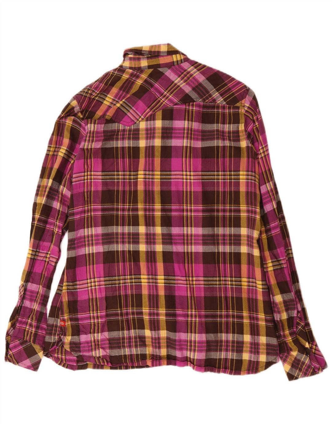 Damska koszula flanelowa Dickies UK 16, duża, wielokolorowa bawełniana krata