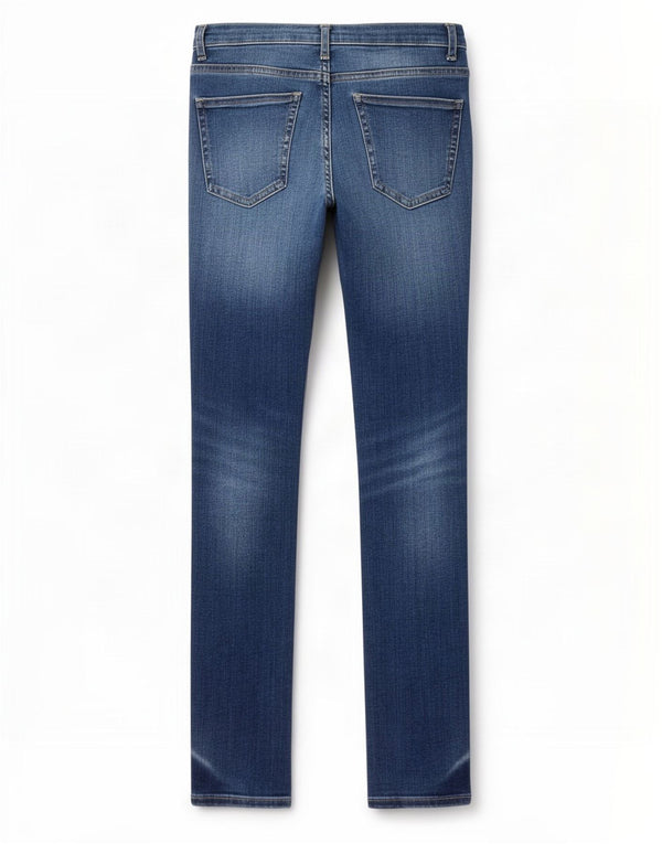 Damskie jeansy skinny Zara EU 34 2XS W24 L29 Niebieskie bawełniane