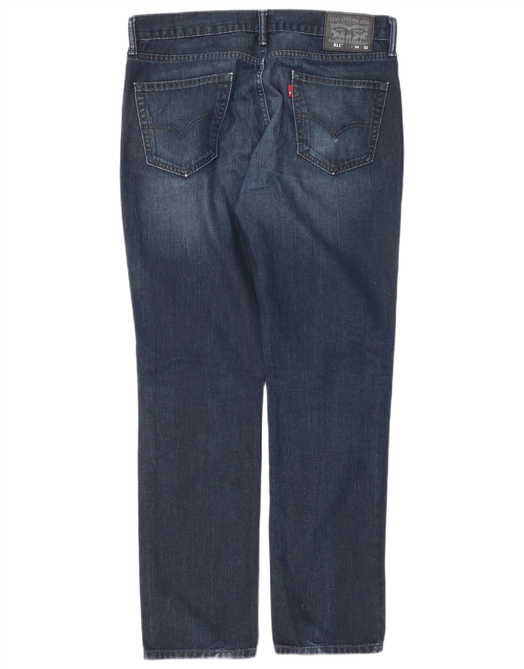 Męskie jeansy Levi's 511 Slim W34 L32 Granatowa bawełna