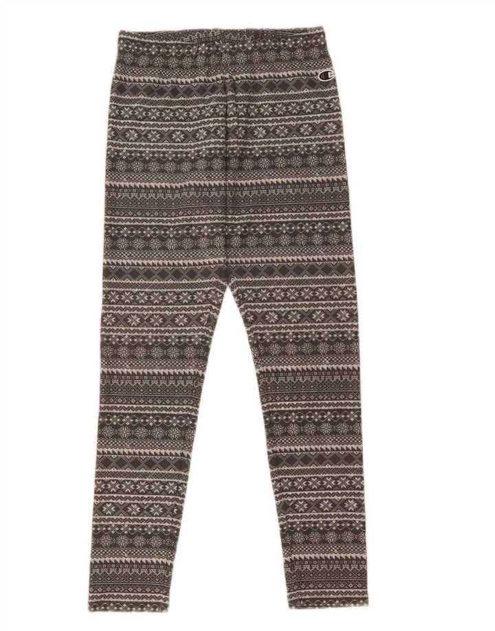 Legginsy damskie Champion UK 8 Small Grey Fair Isle