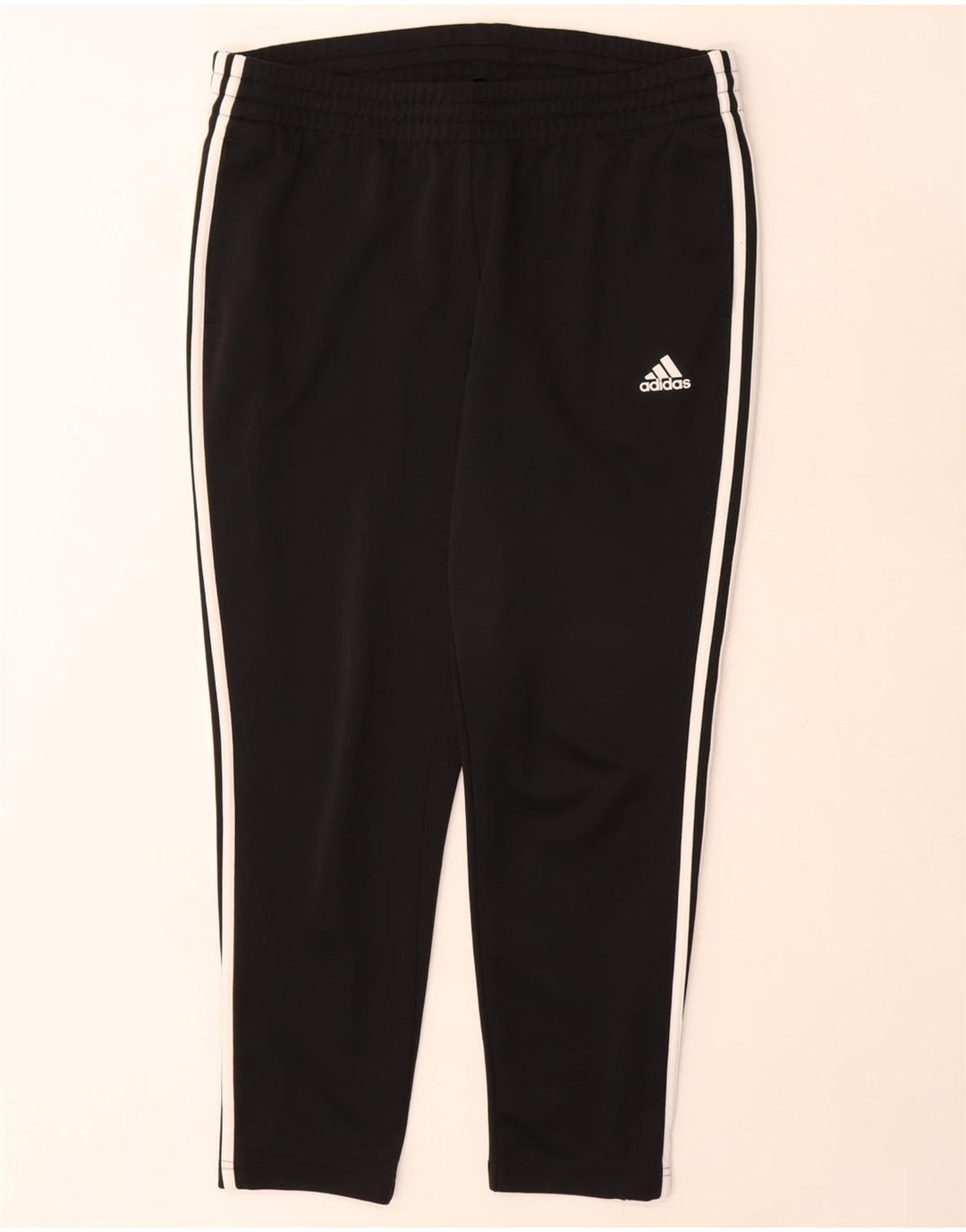 Damskie spodnie dresowe Adidas UK 16/18, duże, czarne, poliestrowe