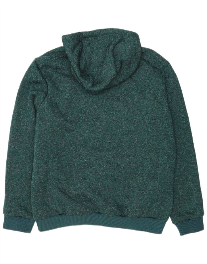 Męski sweter z kapturem i zamkiem Mountain Warehouse XL, zielony, nakrapiany poliester