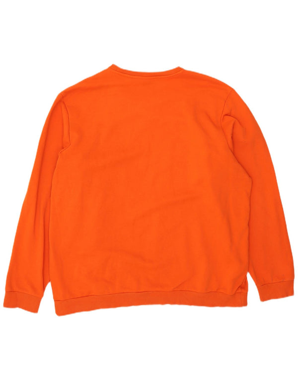 Męska bluza Adidas Graphic Jumper 2XL Pomarańczowa bawełna