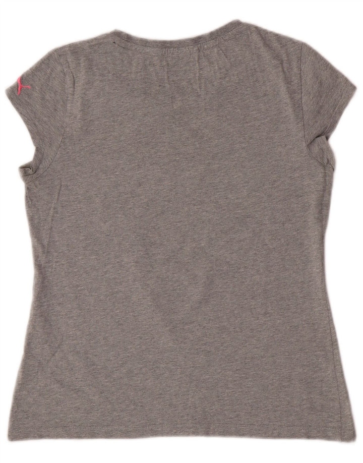 Damska koszulka z grafiką Puma Top UK 14 Medium Grey