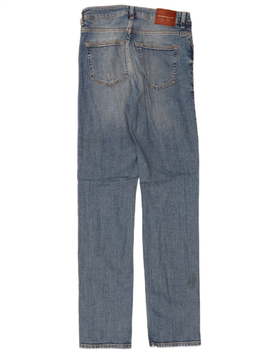 Damskie jeansy ZARA w trudnej sytuacji, proste EU 36 XS W26 L32 niebieskie