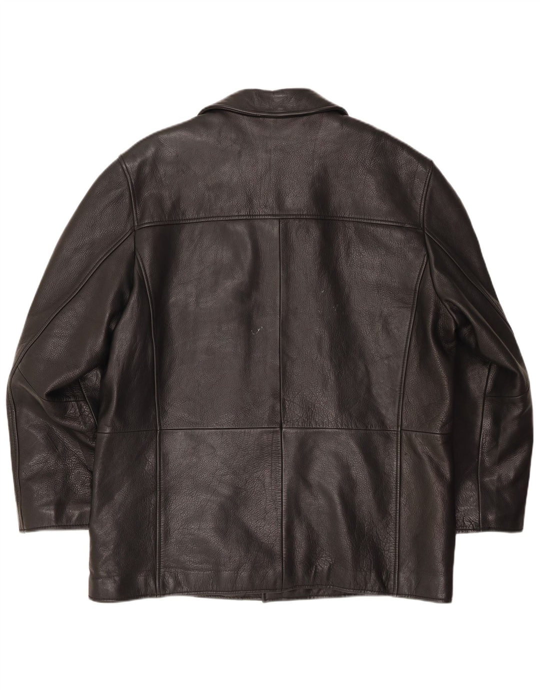 Męska kurtka skórzana VINTAGE UK 46 3XL Czarna skóra