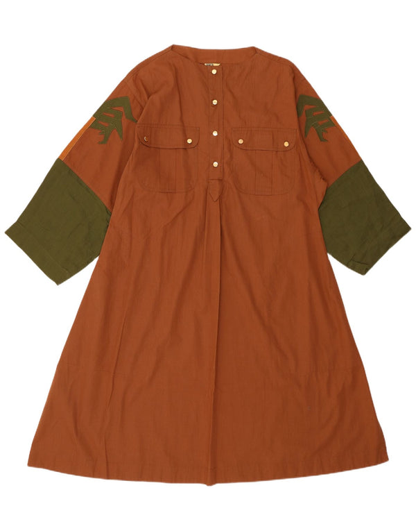 PENNY BLACK Damska oversize'owa sukienka o linii A UK 8 Small Brown Colorblock