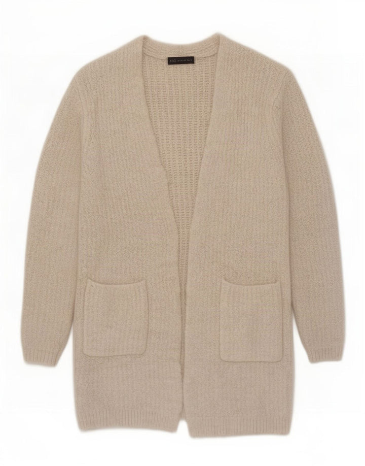 Sweter damski Marks & Spencer Longline Open Cardigan UK 10 Small Beige