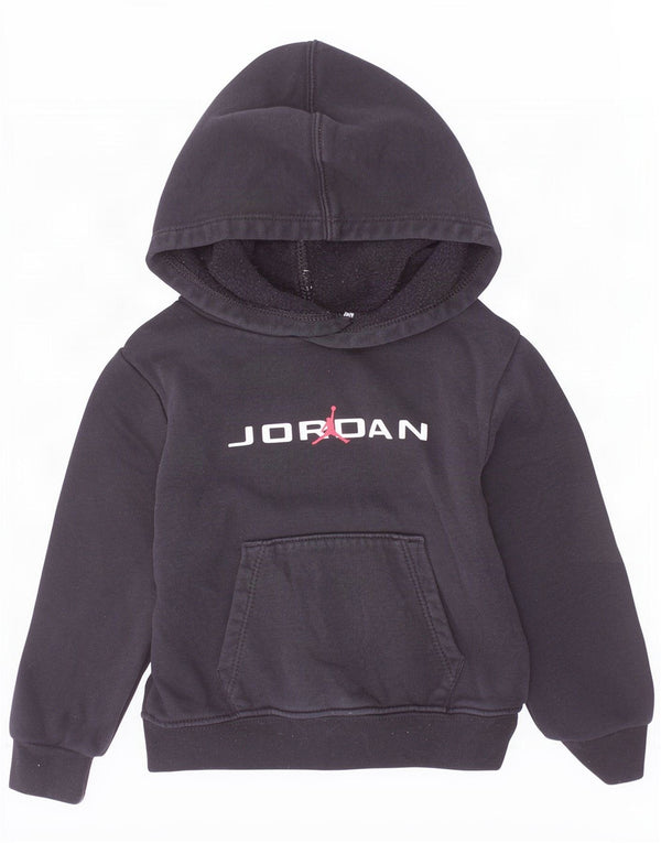 Jordan Baby Boys Graphic Hoodie Jumper 18-24 Months Black Cotton