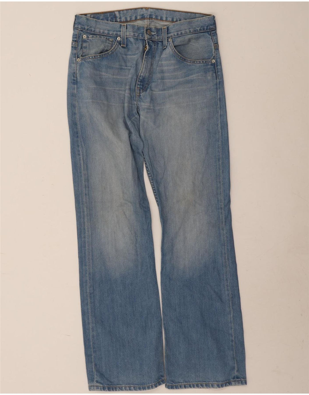 Męskie dżinsy Bootcut 507 LEVI'S W32 L32 Niebieska bawełna