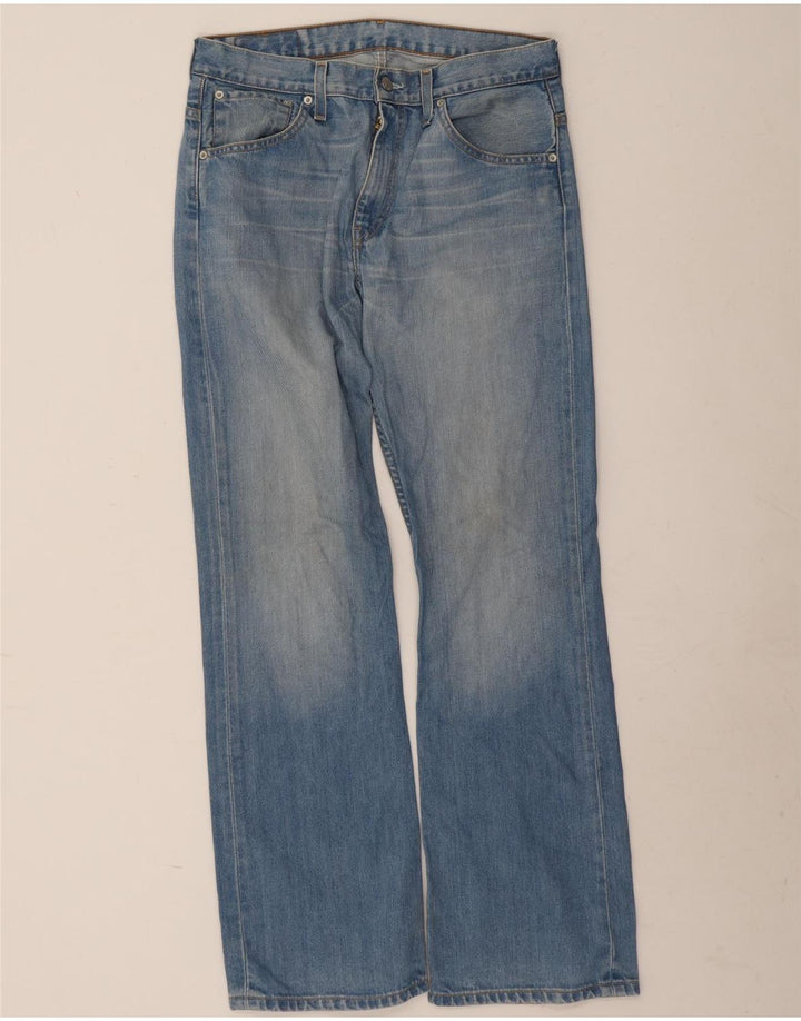 Męskie dżinsy Bootcut 507 LEVI'S W32 L32 Niebieska bawełna