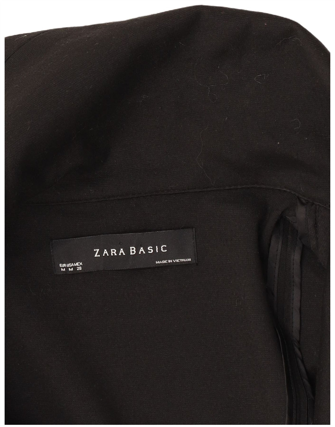 Damska marynarka Zara zapinana na 1 guzik UK 12, średnia czarna