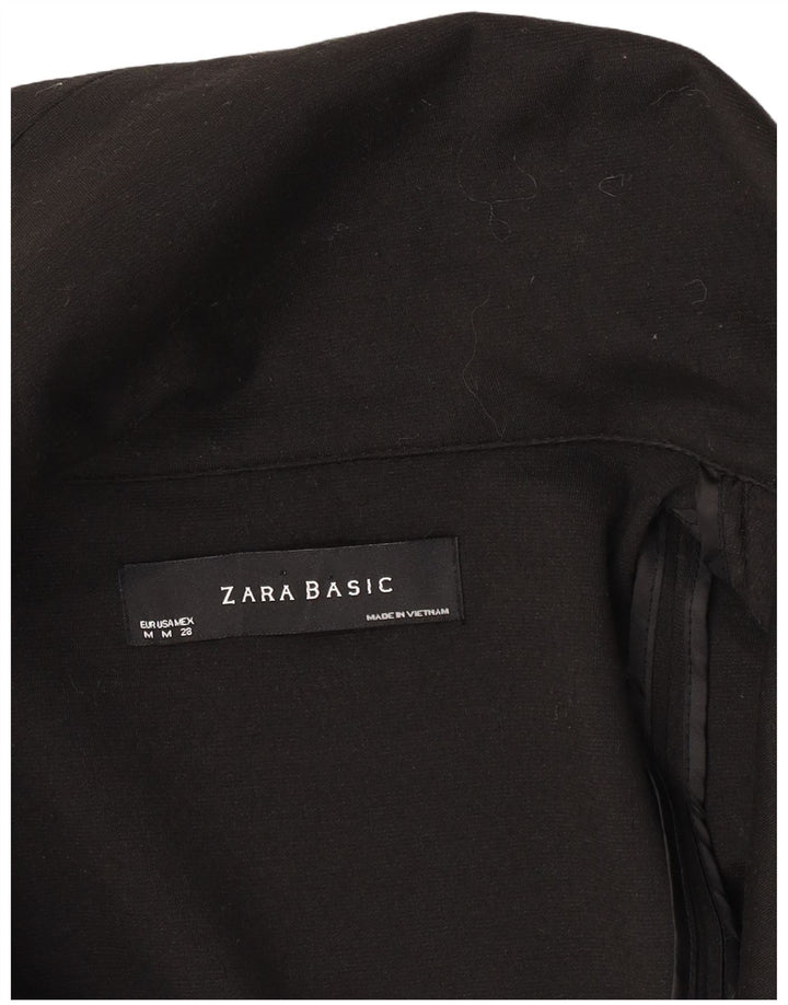 Damska marynarka Zara zapinana na 1 guzik UK 12, średnia czarna