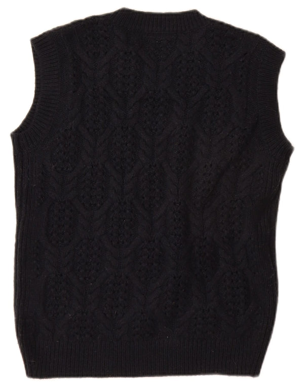 Tank top damski MARKS & SPENCER UK 10, mały, granatowy, akrylowy
