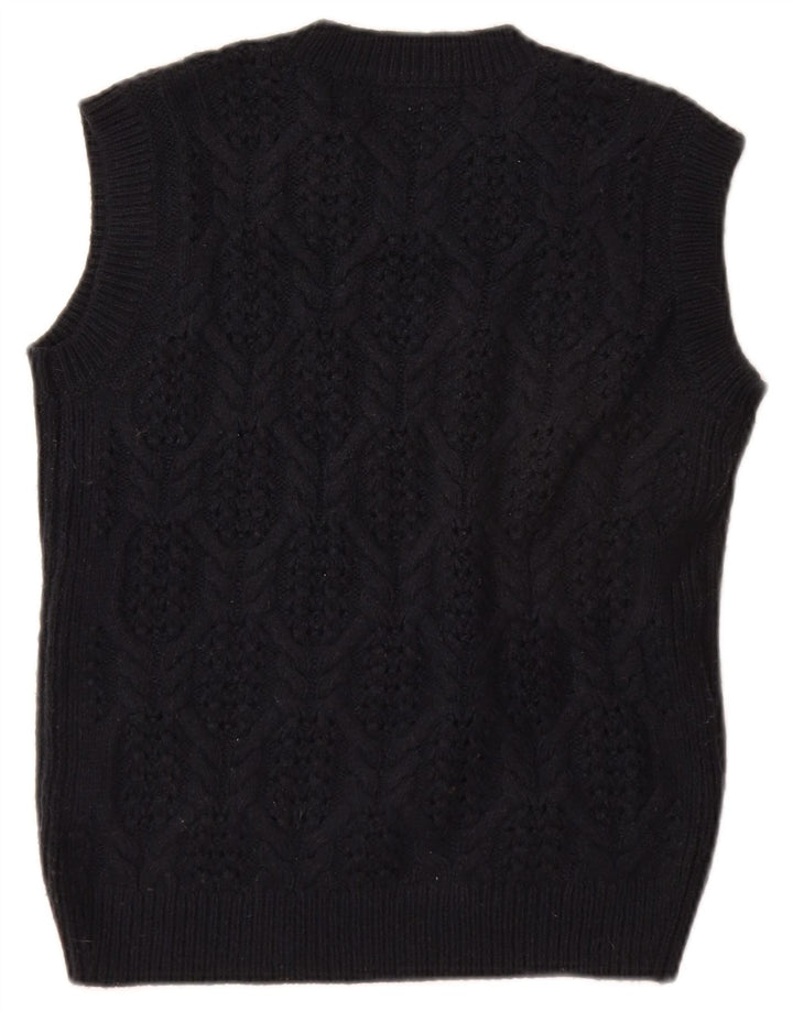 Tank top damski MARKS & SPENCER UK 10, mały, granatowy, akrylowy