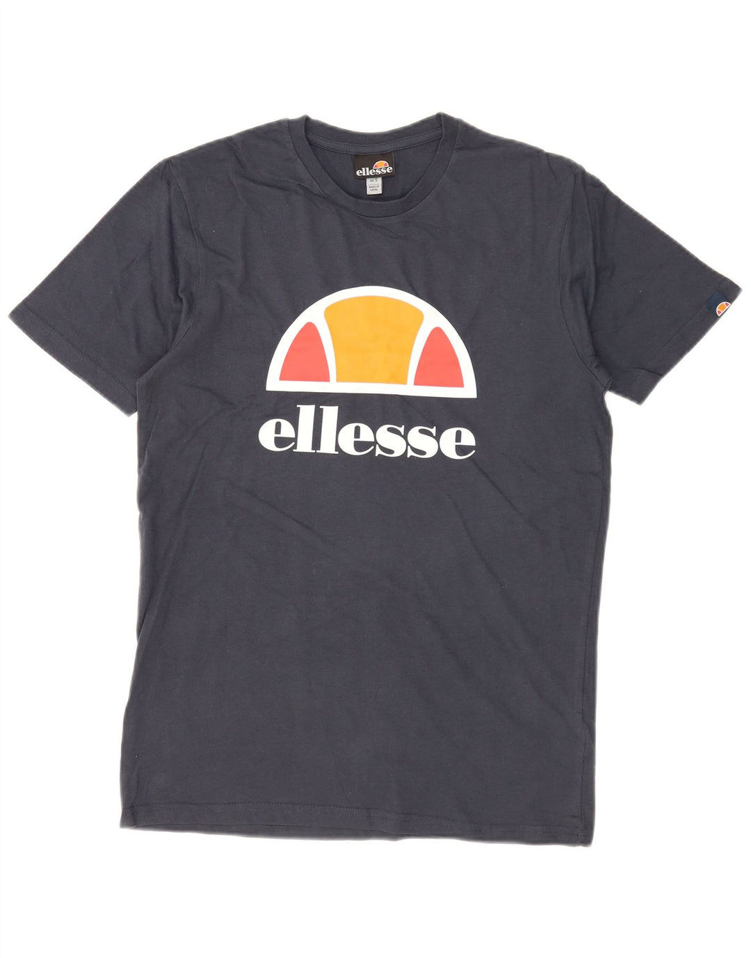 Męski T-shirt z grafiką Ellesse, mały, granatowy, bawełniany