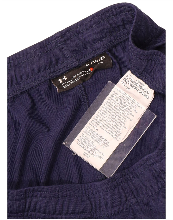 Męskie spodnie dresowe Under Armour XL, granatowe, poliestrowe