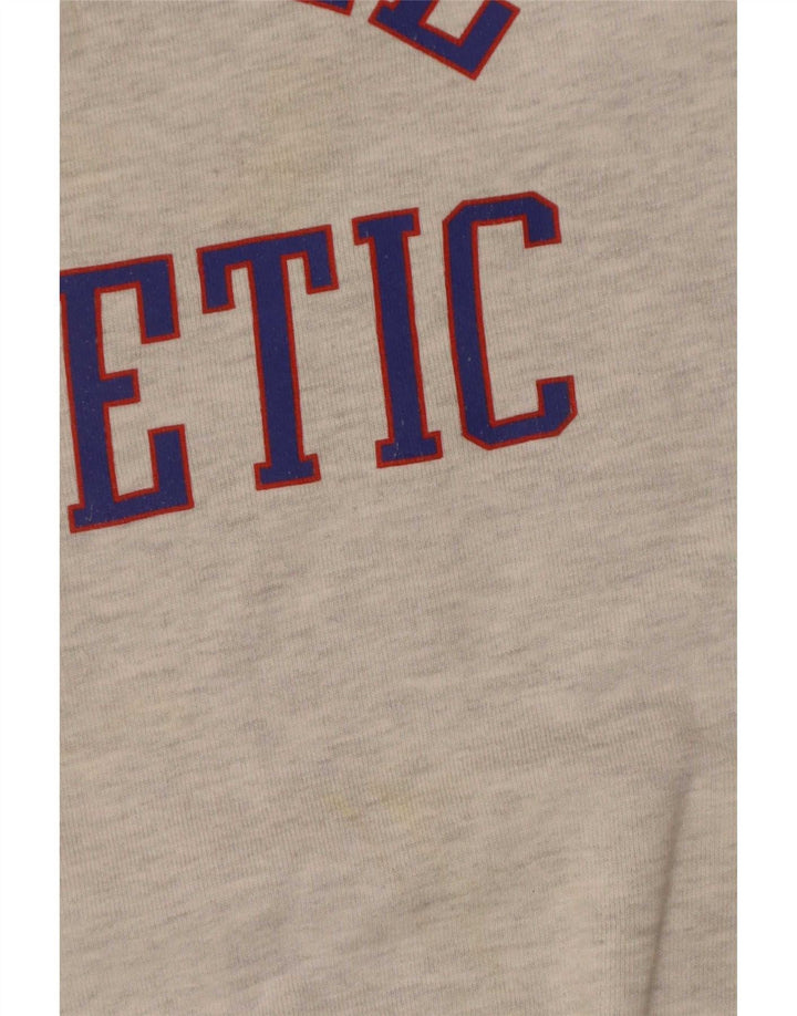 Męska bluza z grafiką Russell Athletic Jumper XL, szara, bawełniana