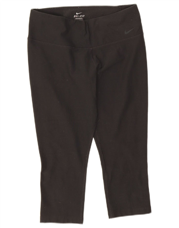 Damskie legginsy Nike Dri Fit Capri UK 12, średnie czarne
