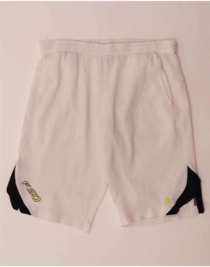 Męskie spodenki sportowe ADIDAS Clima 365, poliester w kolorze średniej bieli