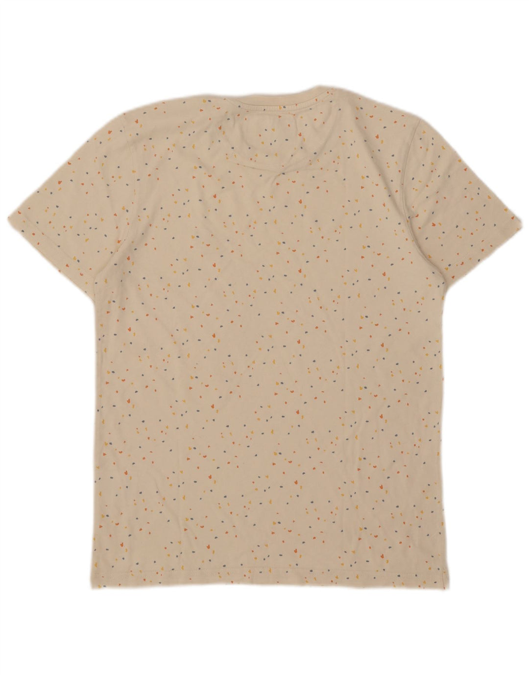 T-shirt męski Lyle & Scott, bawełniany w kolorze złamanej bieli, średniej wielkości
