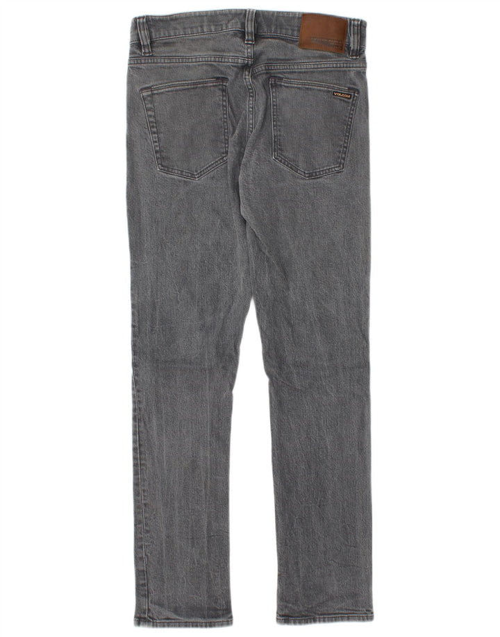 Męskie dżinsy Volcom Vorta Slim Straight W30 L30 Szara bawełna