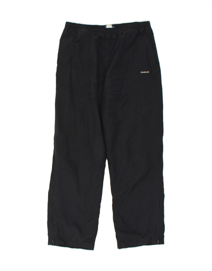 REEBOK Mens Tracksuit Trousers Medium Navy Blue Polyester Vintage Reebok and Second-Hand Reebok from Messina Hembry 
