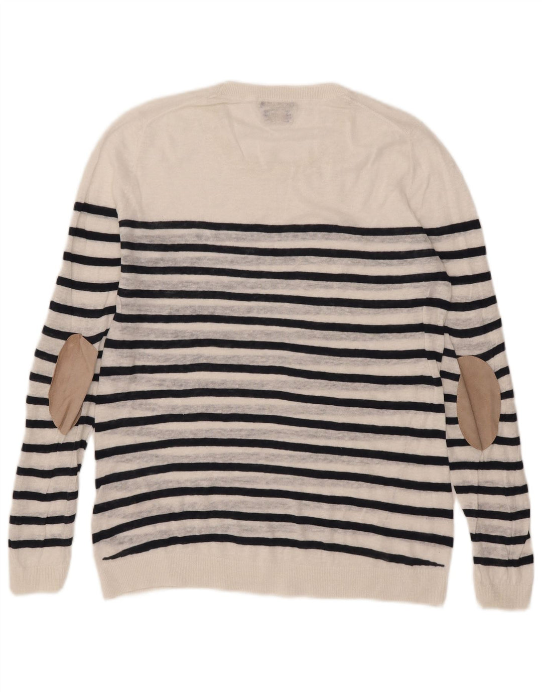Damski sweter Massimo Dutti z okrągłym dekoltem UK 16, duże białe paski