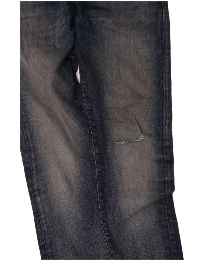 JACK & JONES Męskie jeansy GLENN Slim W28 L28 Granatowa bawełna