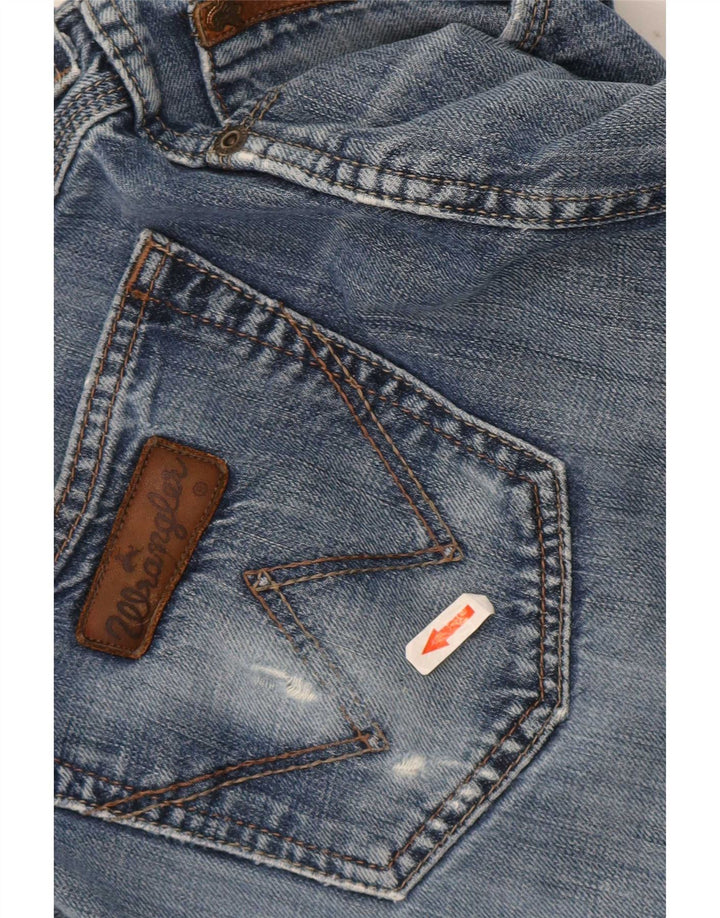 Męskie jeansy Wrangler Clyde Straight W36 L30 Niebieskie bawełniane