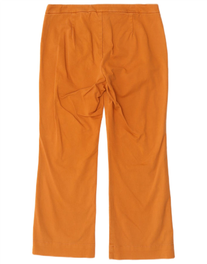 Marella Damskie spodnie Chino Bootcut EMME W30 L26 Pomarańczowe