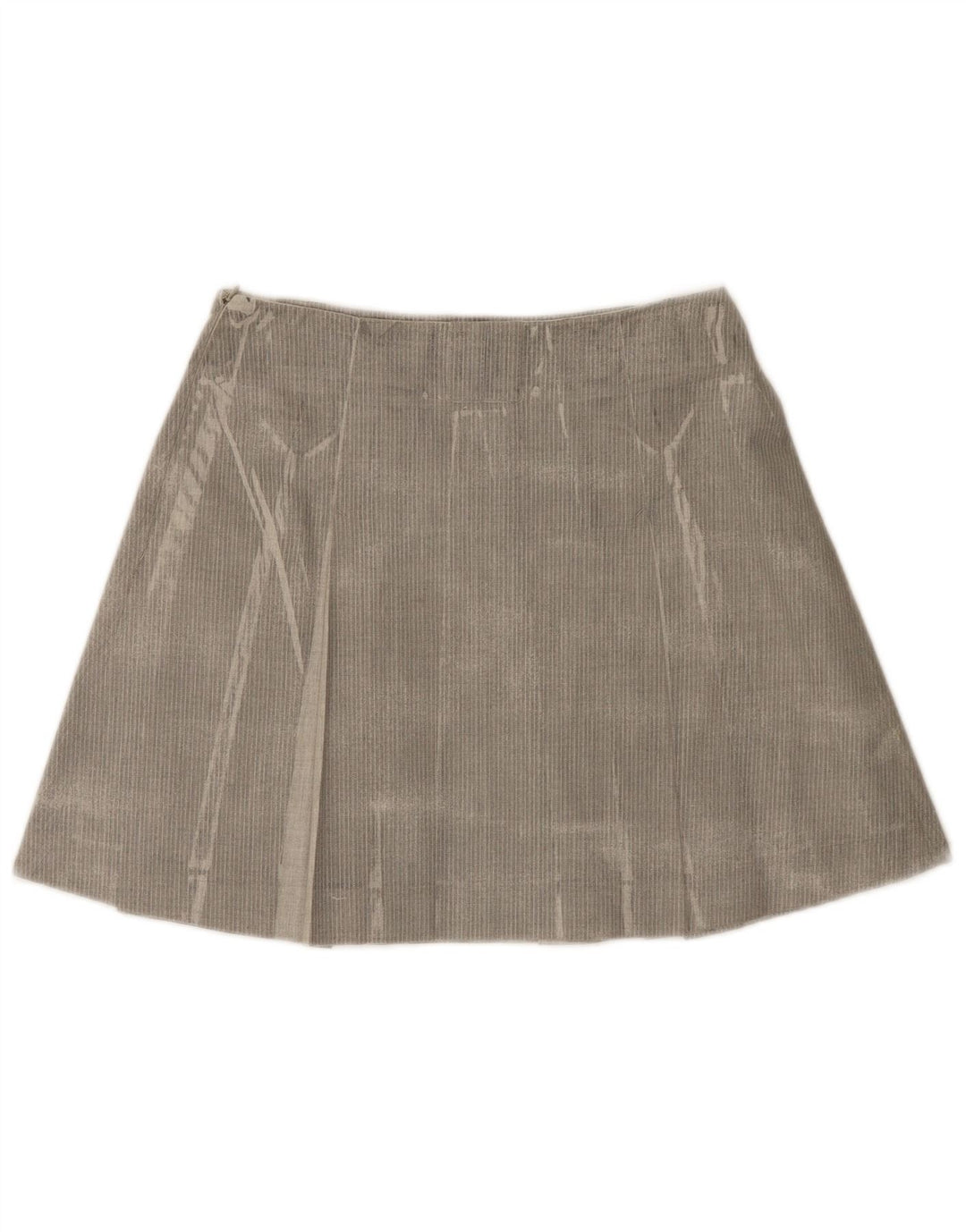 Damska plisowana mini spódniczka Trussardi IT 42 Medium W28 Szara jodełka