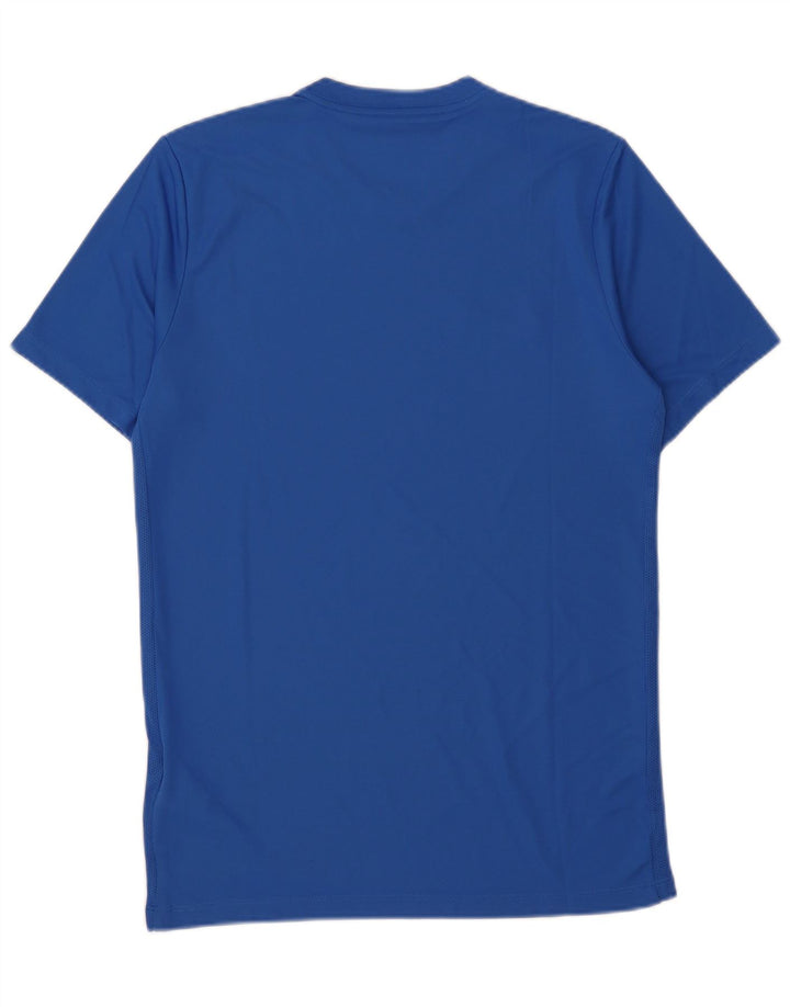 Męski T-shirt Nike Dri Fit z grafiką, średni niebieski poliester