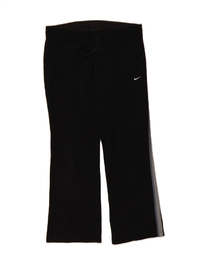 NIKE Womens Tracksuit Trousers UK 14 Medium  Black Colourblock Vintage Nike and Second-Hand Nike from Messina Hembry 