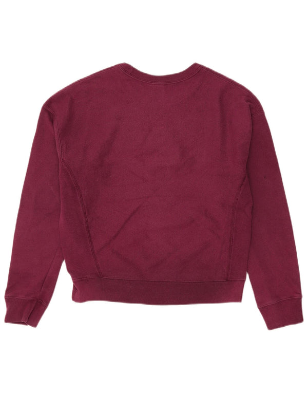 Damski sweter oversize Champion UK 10 Small Burgundowa bawełna