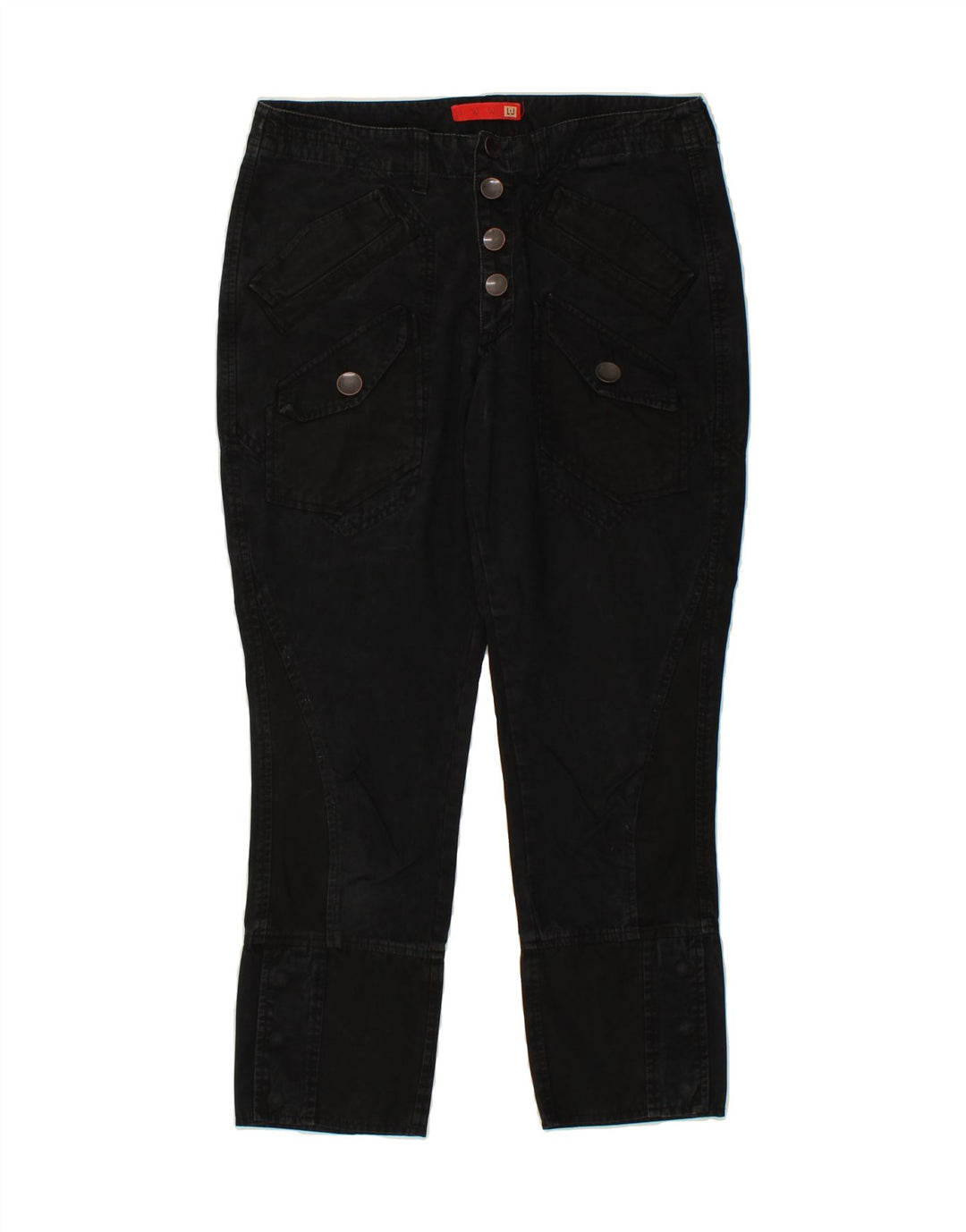 LIU JO Womens Slim Cropped Jeans W30 L26 Black Cotton Vintage Liu Jo and Second-Hand Liu Jo from Messina Hembry 